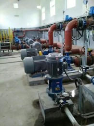 清水離心泵(bèng)使用現場